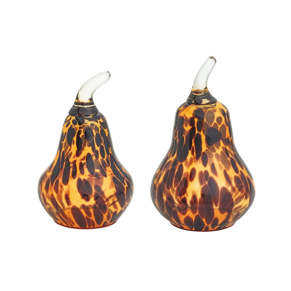 Mud Pie Tortoise Glass Pear
