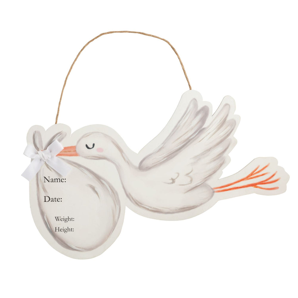 Mud Pie Stork Door Hanger
