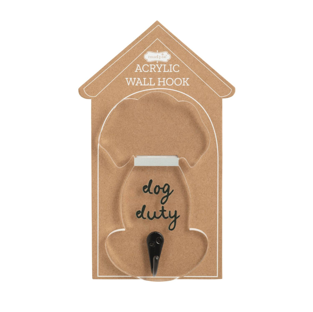 Mud Pie Acrylic Dog Hooks