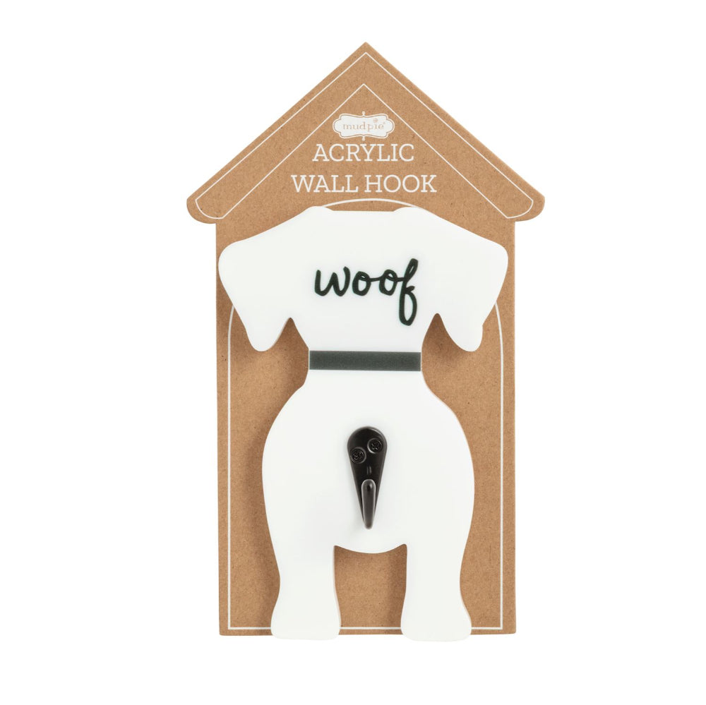 Mud Pie Acrylic Dog Hooks