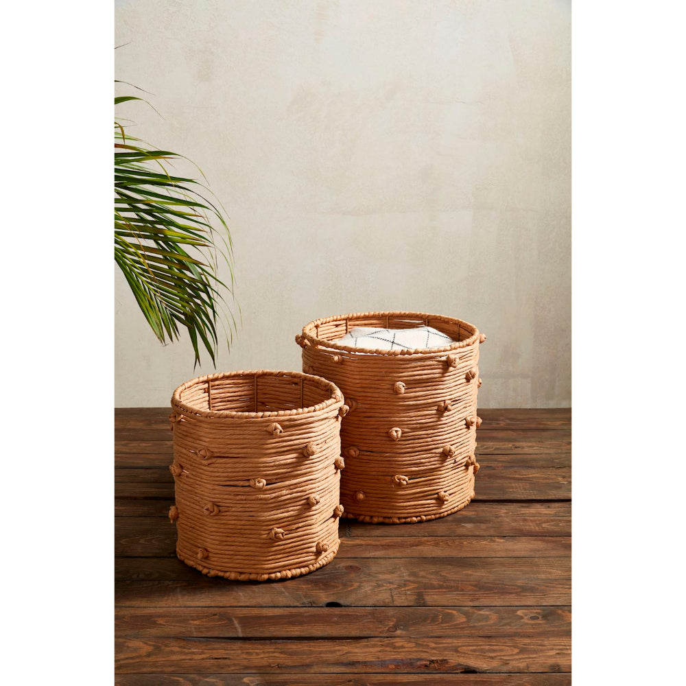 Mud Pie Natural Knot Rope Basket