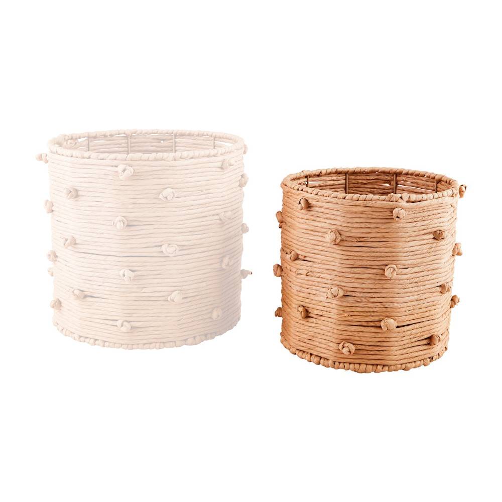 Mud Pie Natural Knot Rope Basket