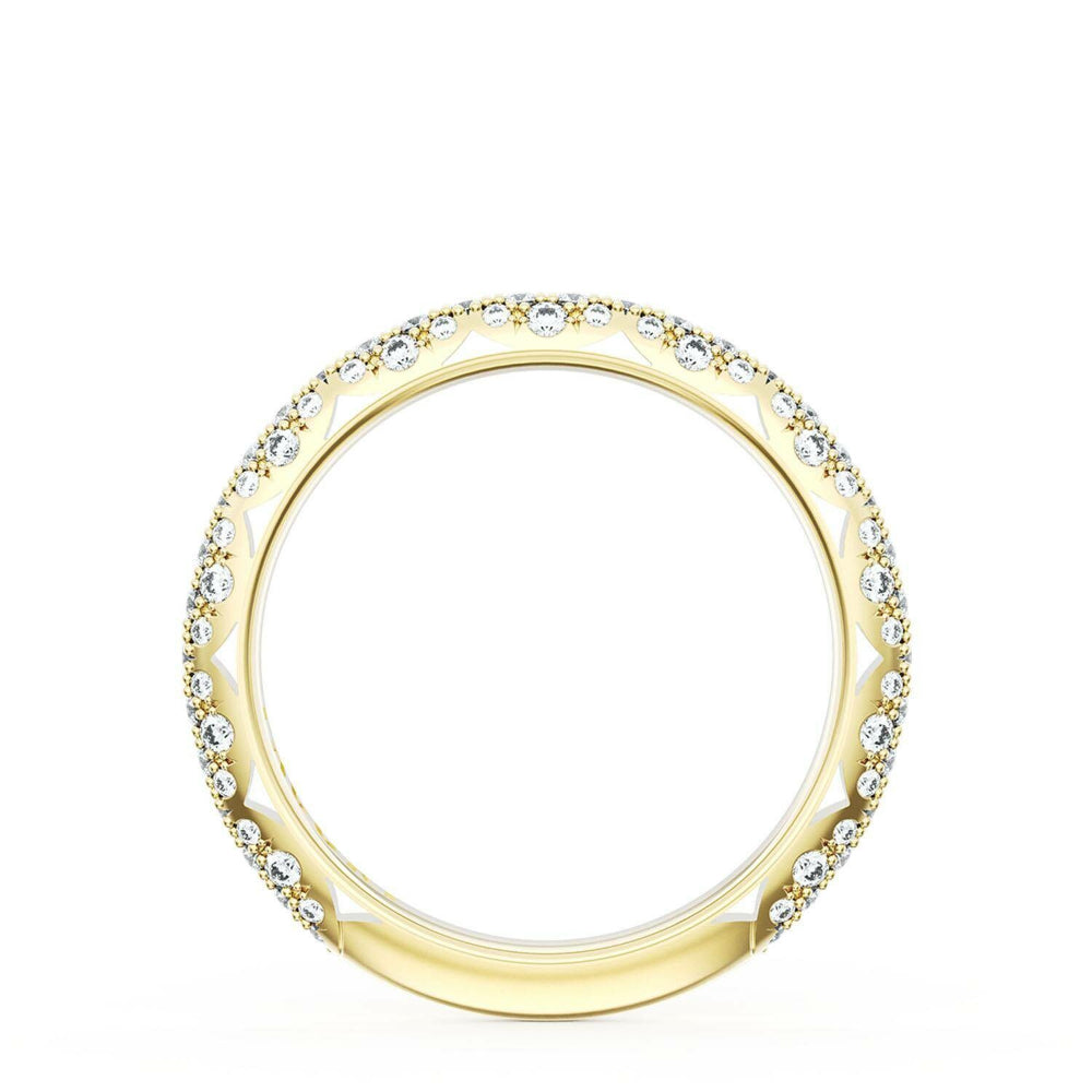 Tacori Founder's Collection 18k French Pavé Diamond Wedding Band