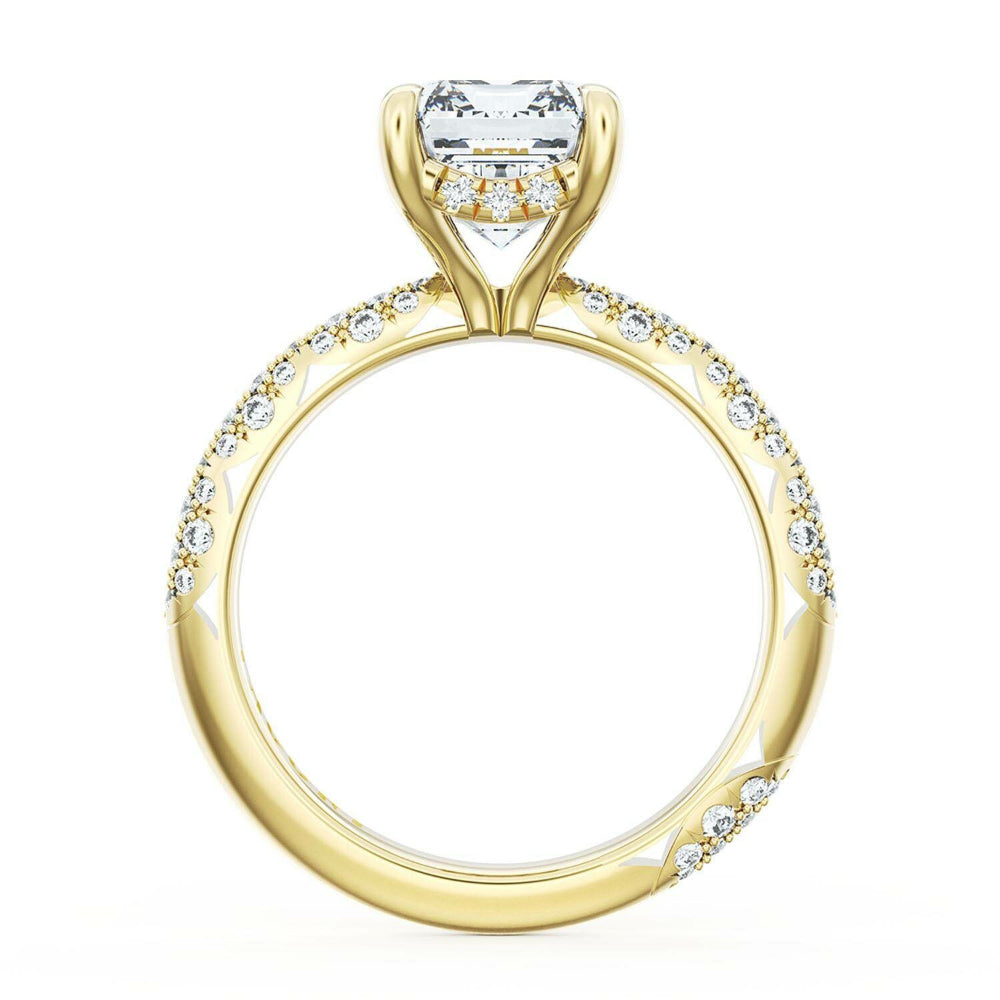 Tacori Founder's Collection 18k Emerald Bloom Engagement Ring