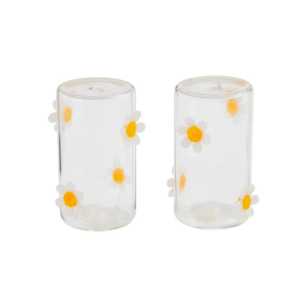 Mud Pie Bunny Daisy Salt & Pepper Set