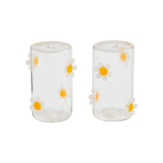 Mud Pie Bunny Daisy Salt & Pepper Set