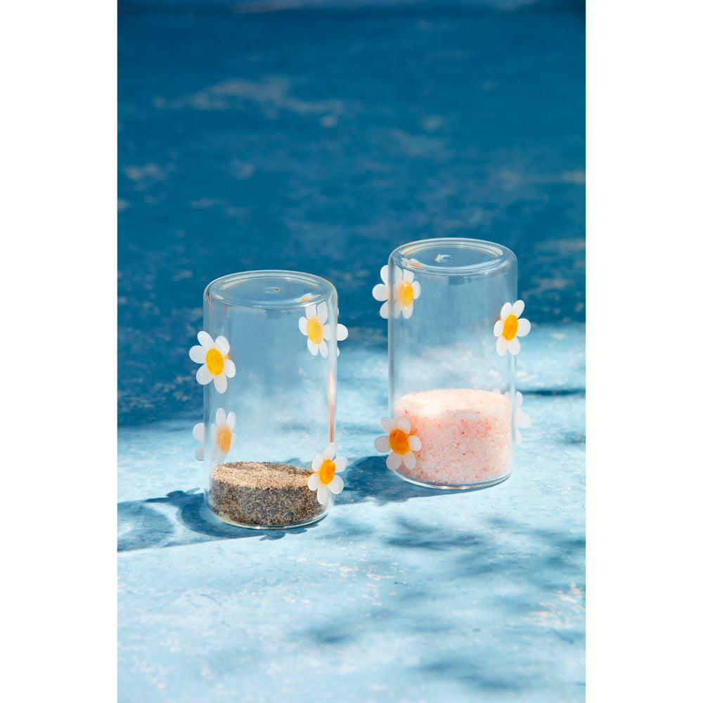 Mud Pie Bunny Daisy Salt & Pepper Set