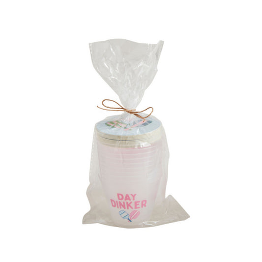 Mud Pie Pickleball Cup & Coaster Set