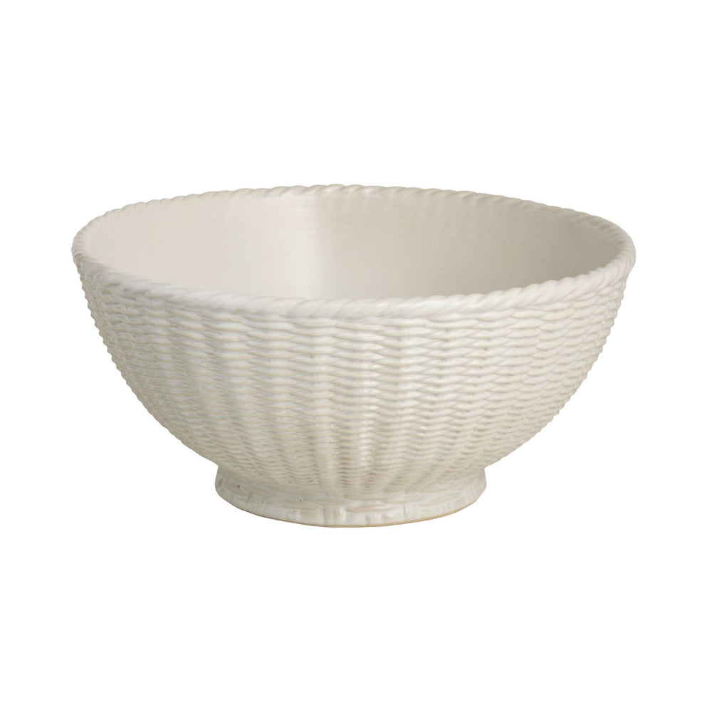 Mud Pie Decorative Ceramic Woven Bowl