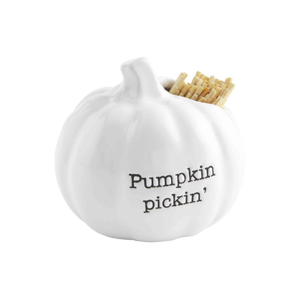 Mud Pie Fall Toothpick Holder Set
