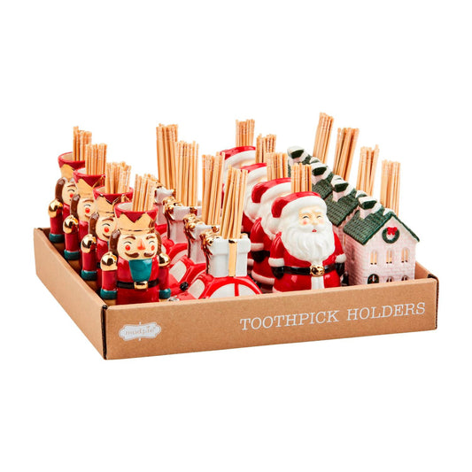 Mud Pie Christmas Toothpick Caddy