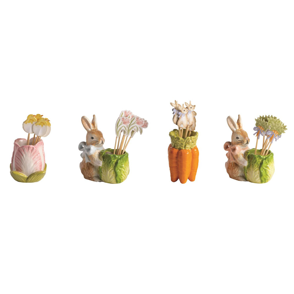 Mud Pie Easter Toothpick Caddy Sets 2026