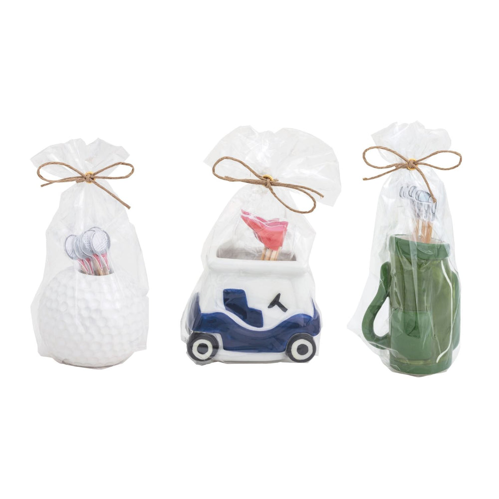 Mud Pie Golf Toothpick Holders