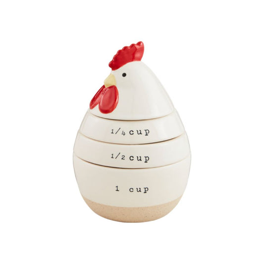 Mud Pie Chicken Measuring Cup Set