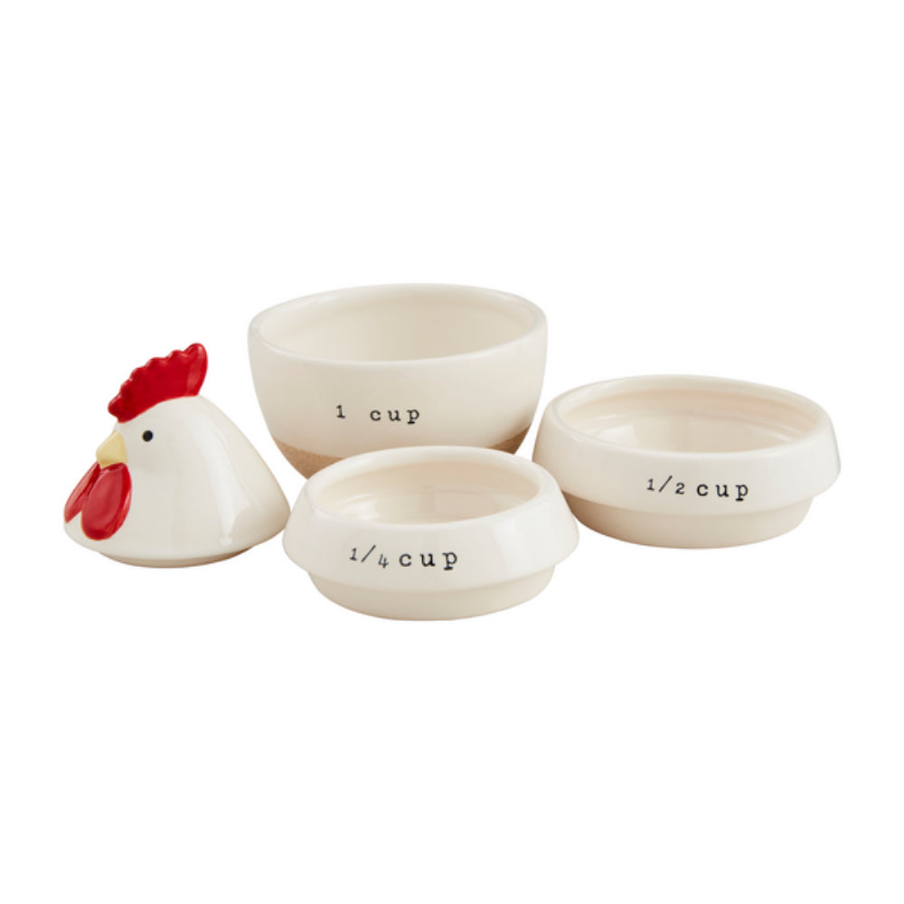 Mud Pie Chicken Measuring Cup Set