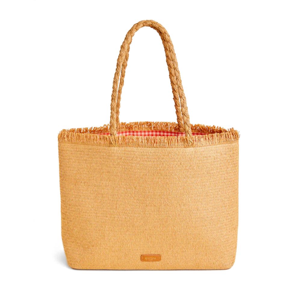 Spartina Woven Straw Tote-Anchor