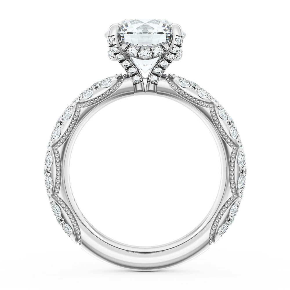 Tacori Founder's Collection 18k Round Diamond Engagement Ring