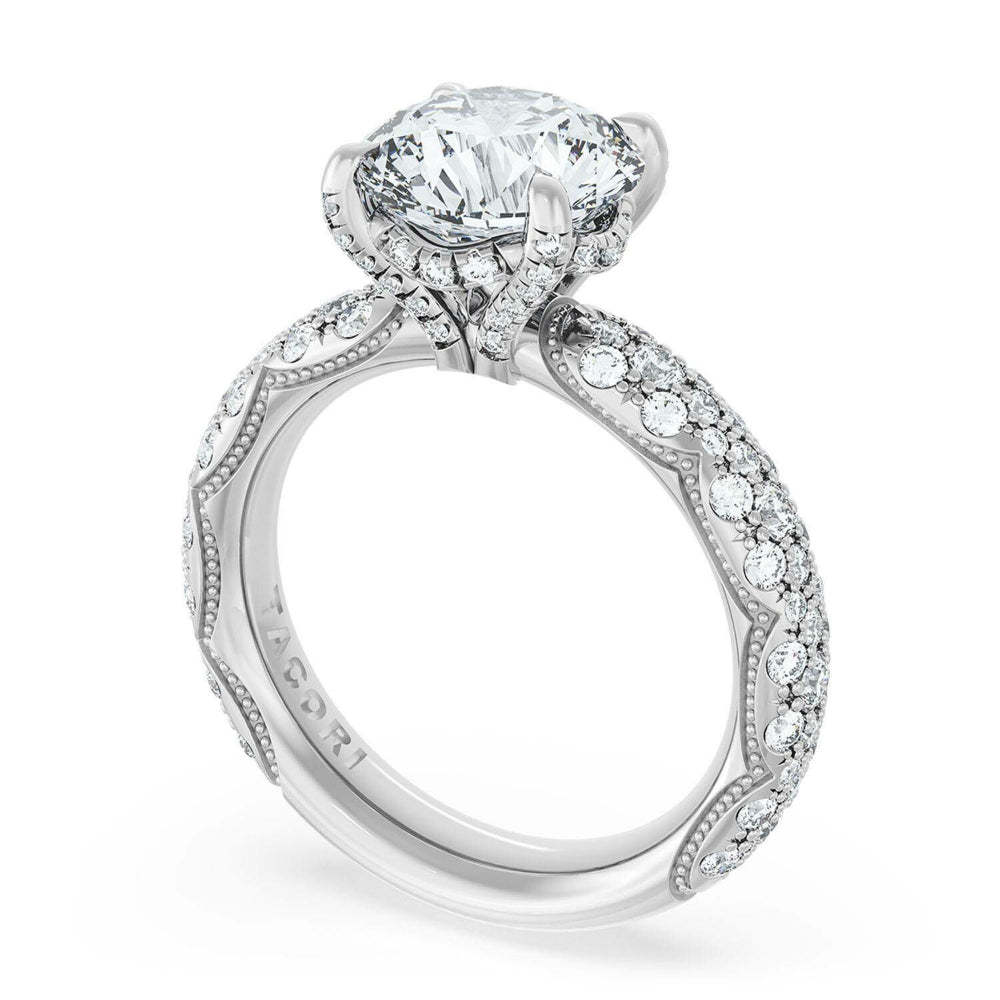Tacori Founder's Collection 18k Round Diamond Engagement Ring