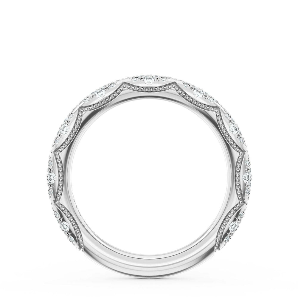 Tacori Founder's Collection 18k French Pavé Diamond Wedding Band