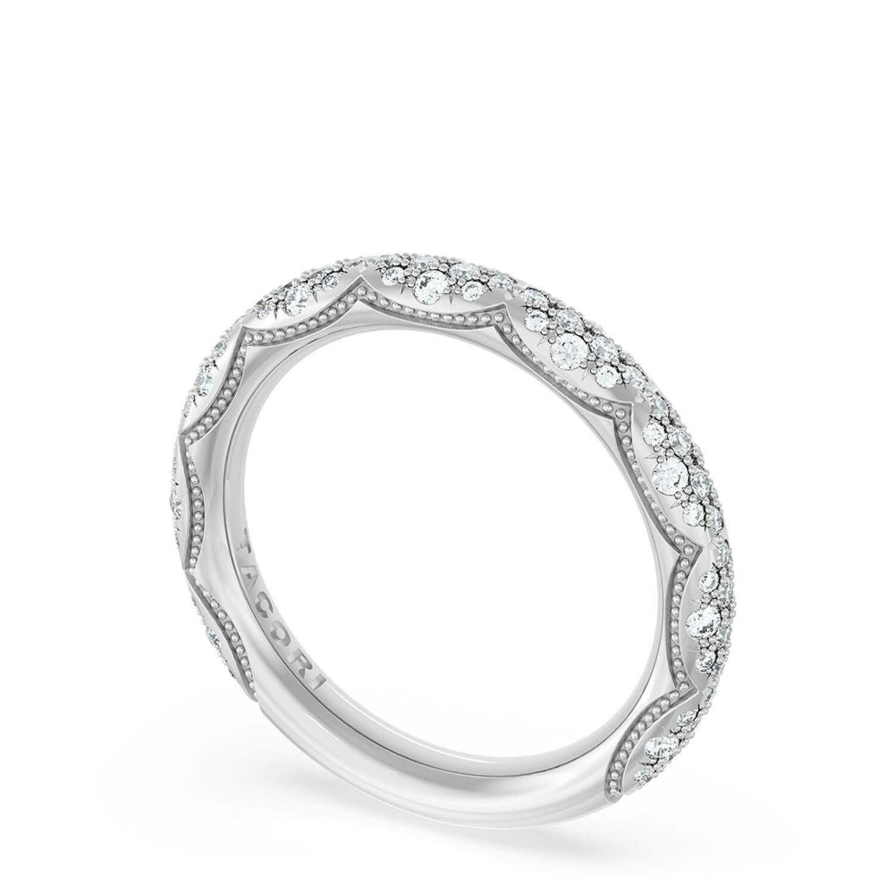 Tacori Founder's Collection 18k French Pavé Diamond Wedding Band