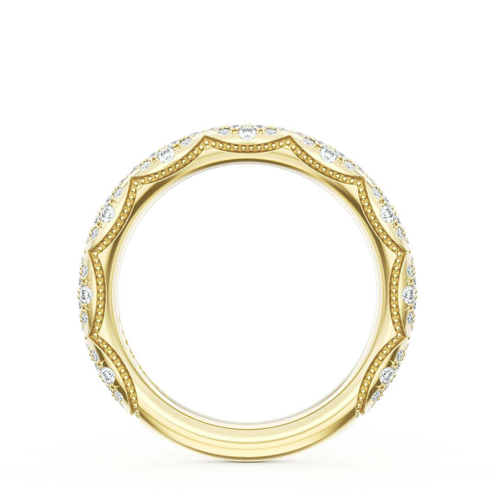 Tacori Founder's Collection 18k French Pavé Diamond Wedding Band