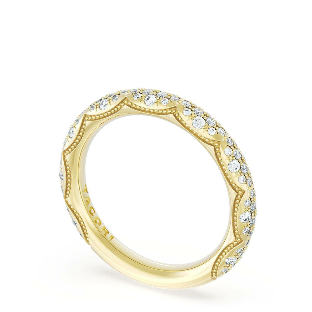 Tacori Founder's Collection 18k French Pavé Diamond Wedding Band