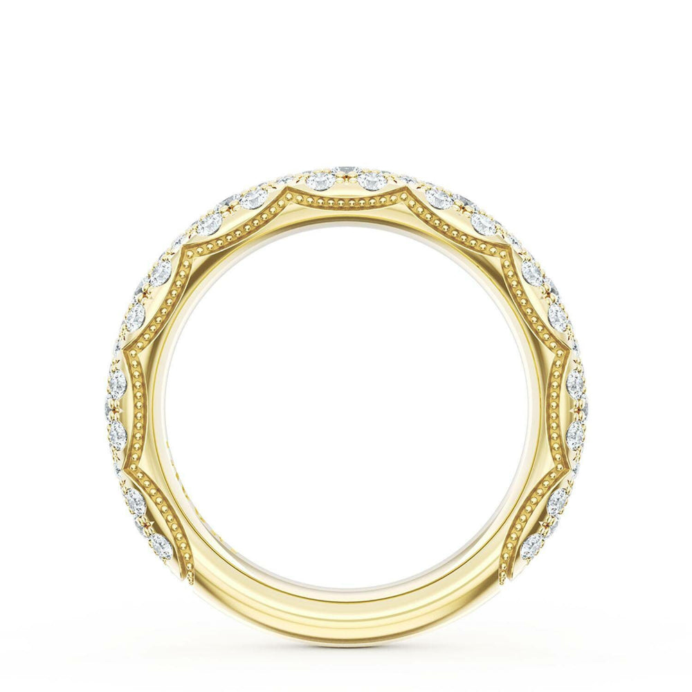 Tacori Founder's Collection 18k French Pavé Diamond Wedding Band