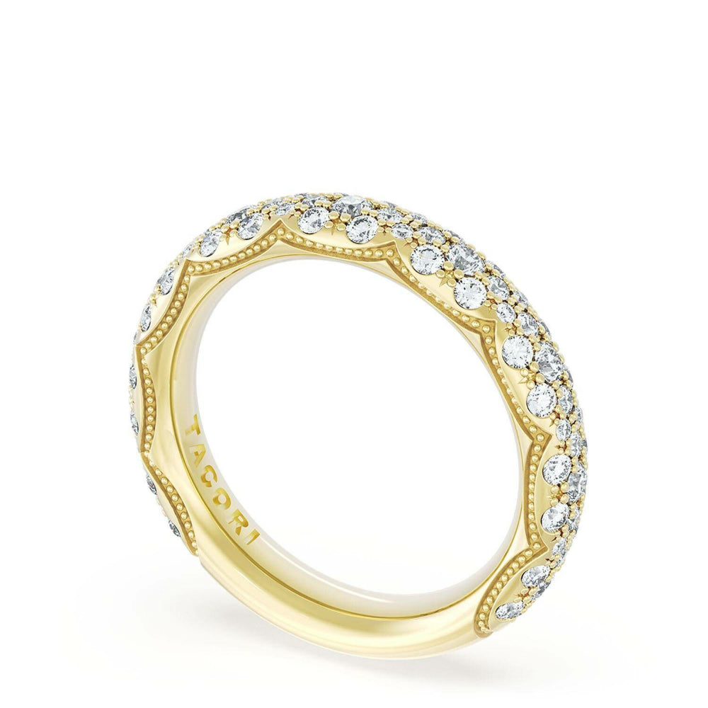 Tacori Founder's Collection 18k French Pavé Diamond Wedding Band