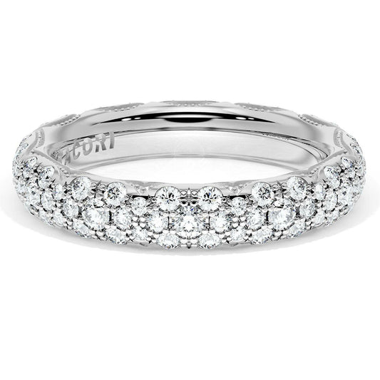 Tacori Founder's Collection 18k Eternity Pavé Diamond Wedding Band