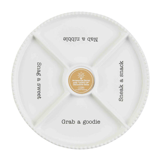 Mud Pie Snack Divided Tray