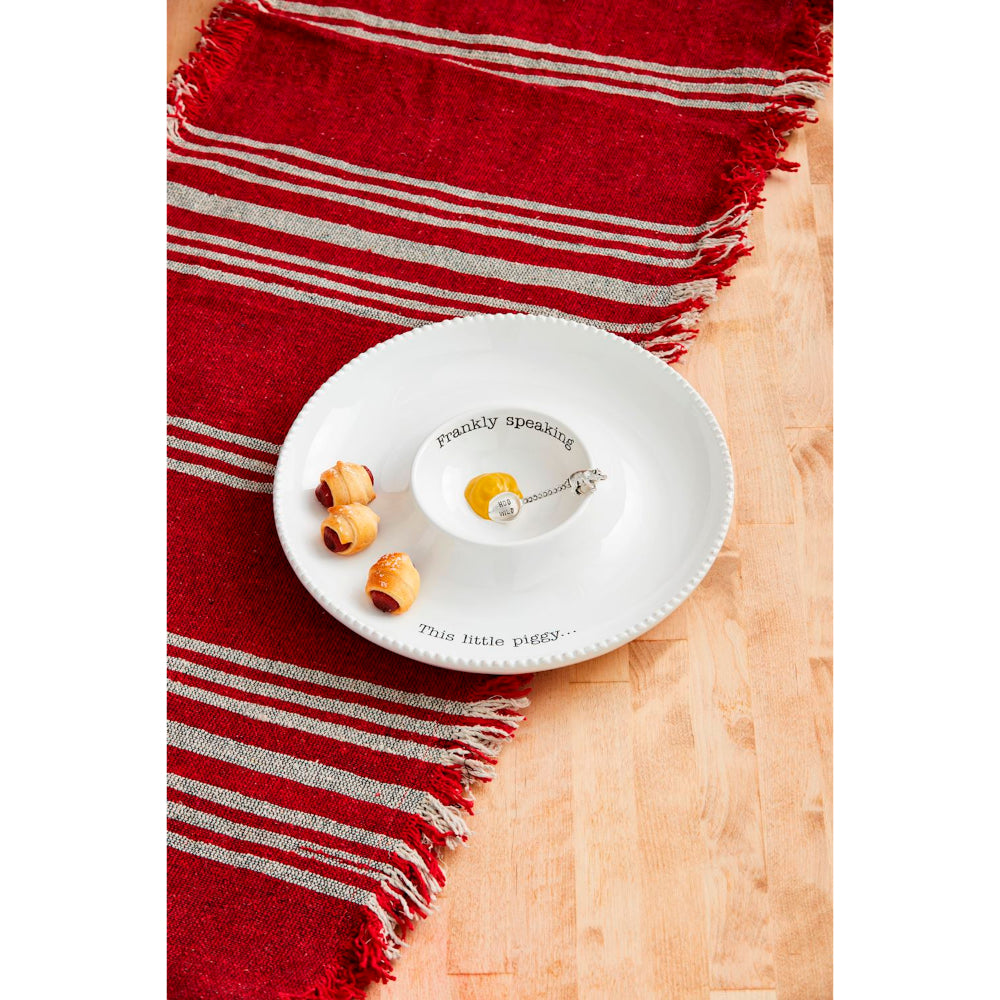 Mud Pie Pigs In A Blanket Platter Set