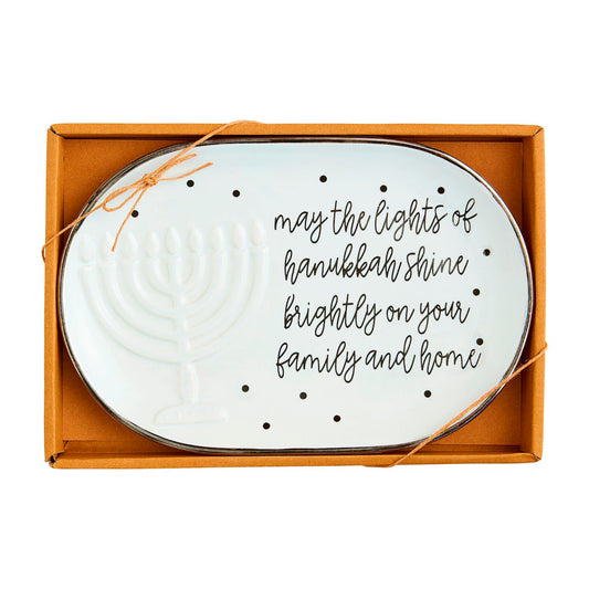 Mud Pie Hanukkah Sentiment Plate