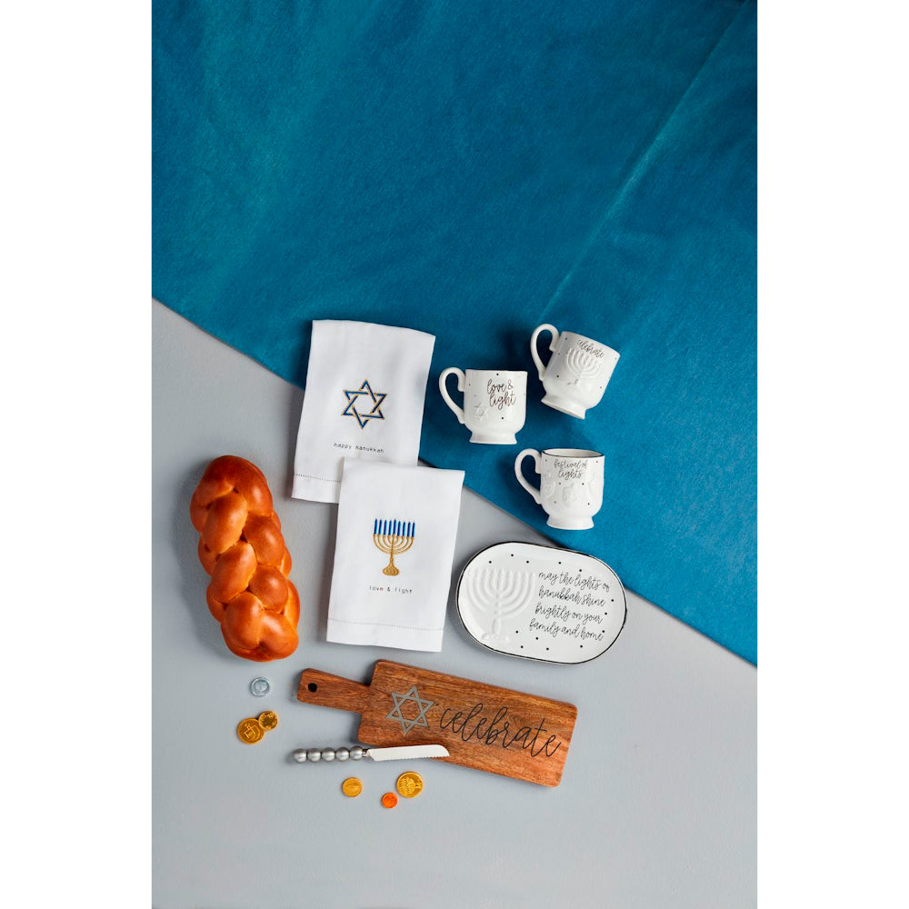 Mud Pie Hanukkah Sentiment Plate