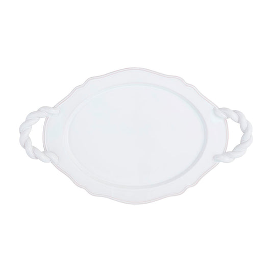 Mud Pie Twisted Handle Platter