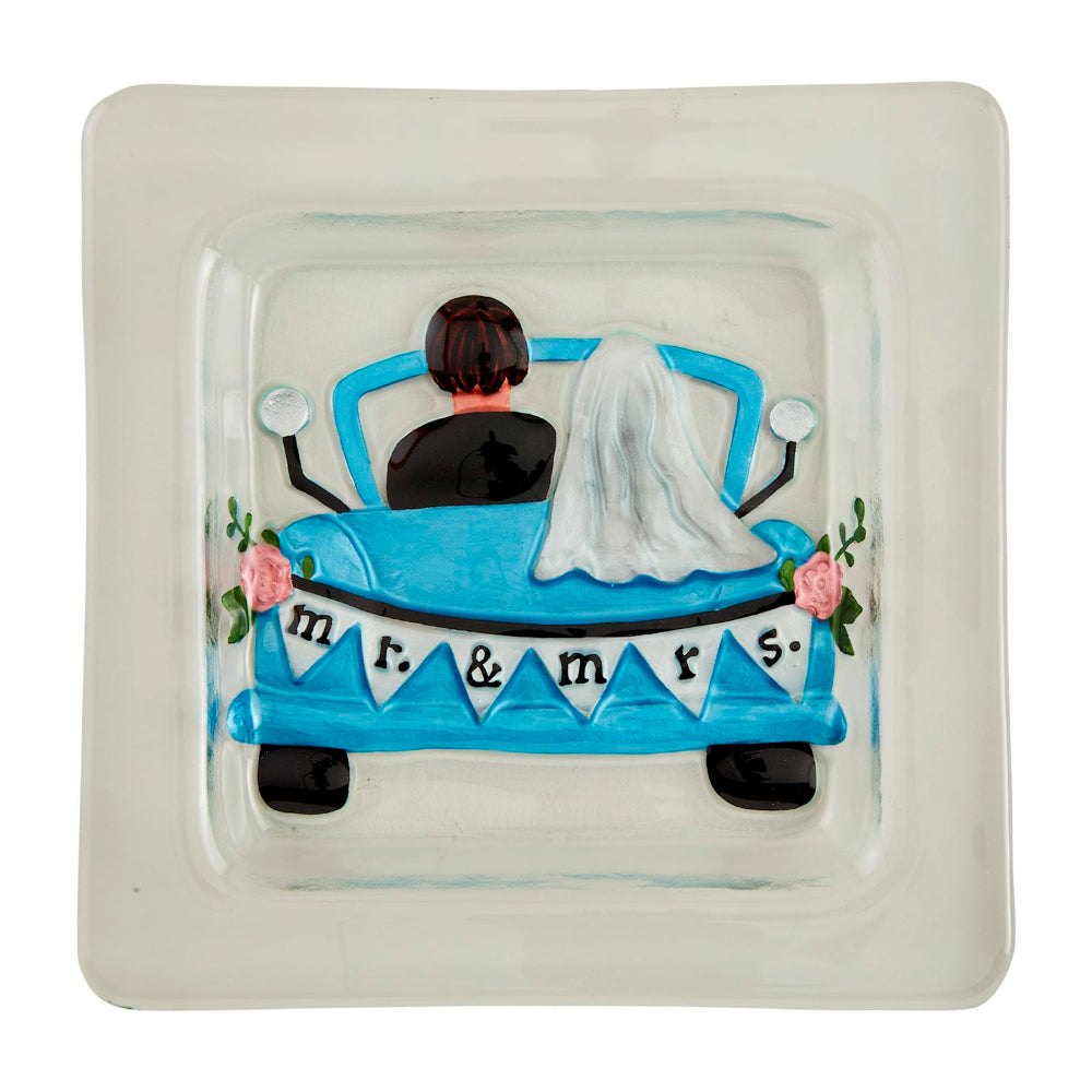 Mud Pie Mr & Mrs Get Away Car Platter