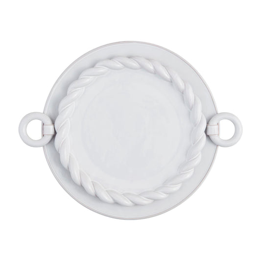 Mud Pie Twisted Round Platter Set