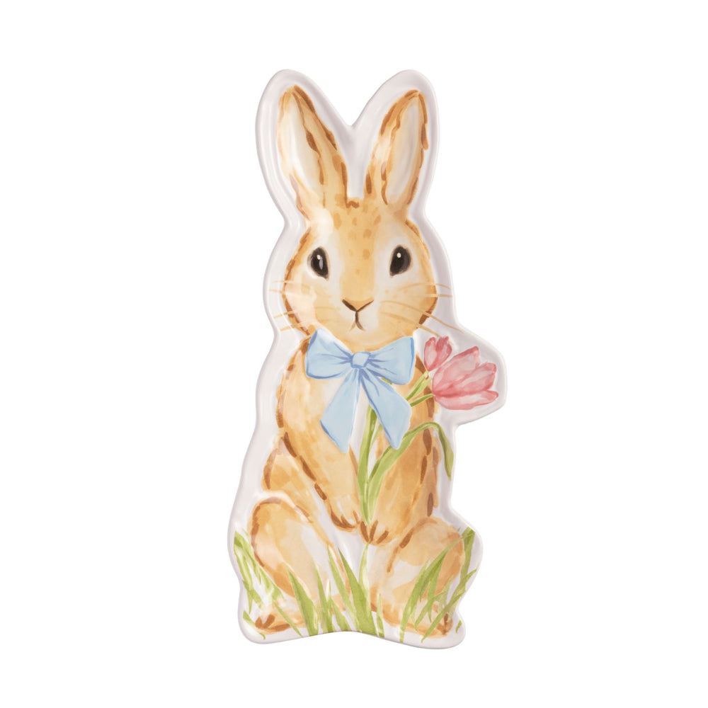 Mud Pie Small Bunny Platter