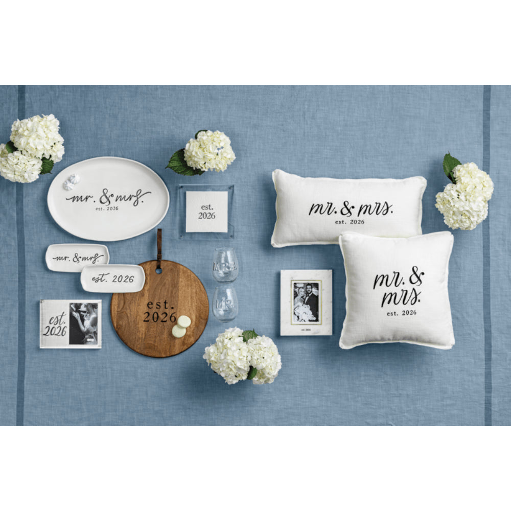 Mud Pie His & Hers Glass Set