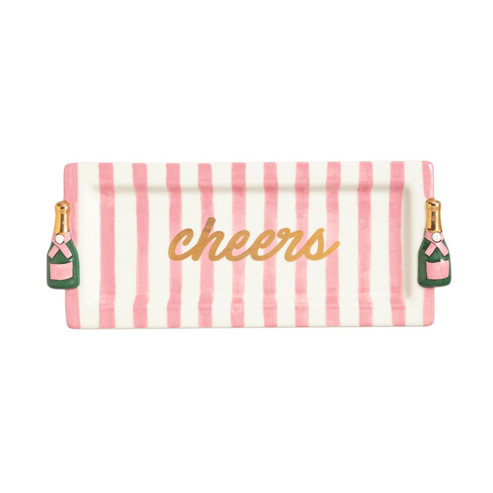 Mud Pie Cheers Champagne Serving Tray