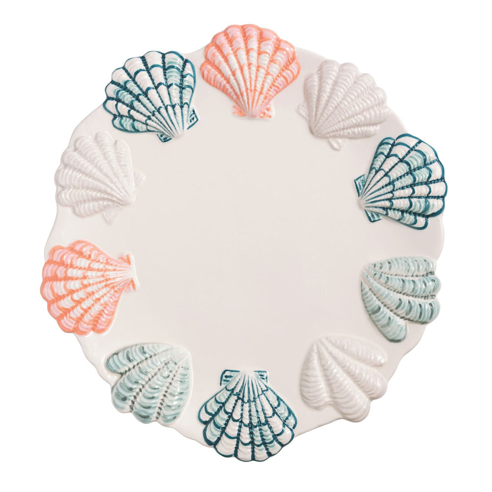 Mud Pie Round Shell Platter