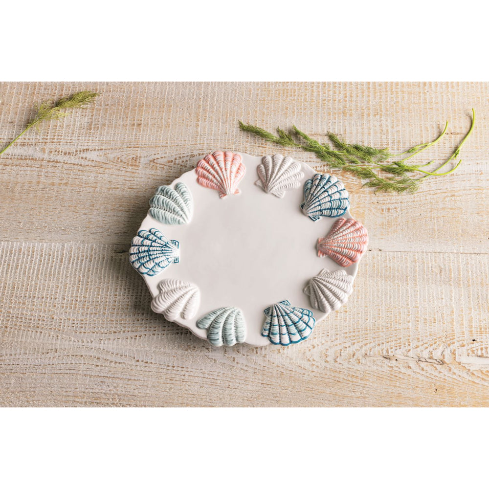 Mud Pie Round Shell Platter