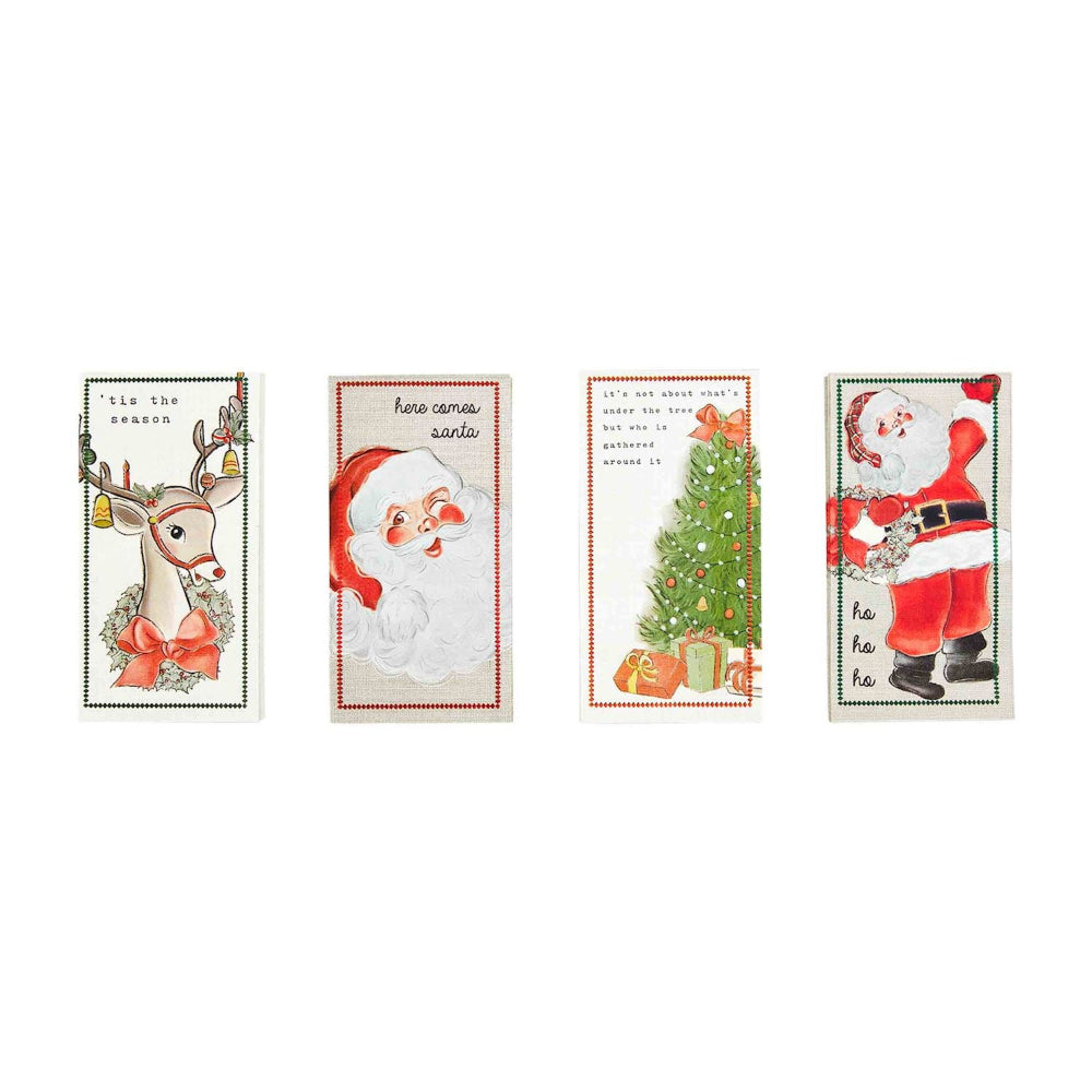 Mud Pie Christmas Guest Towel Set