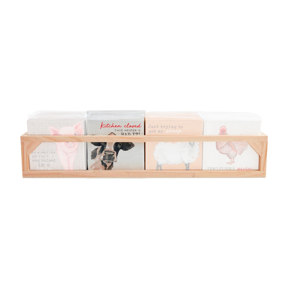 Mud Pie Farm Cocktail Napkins