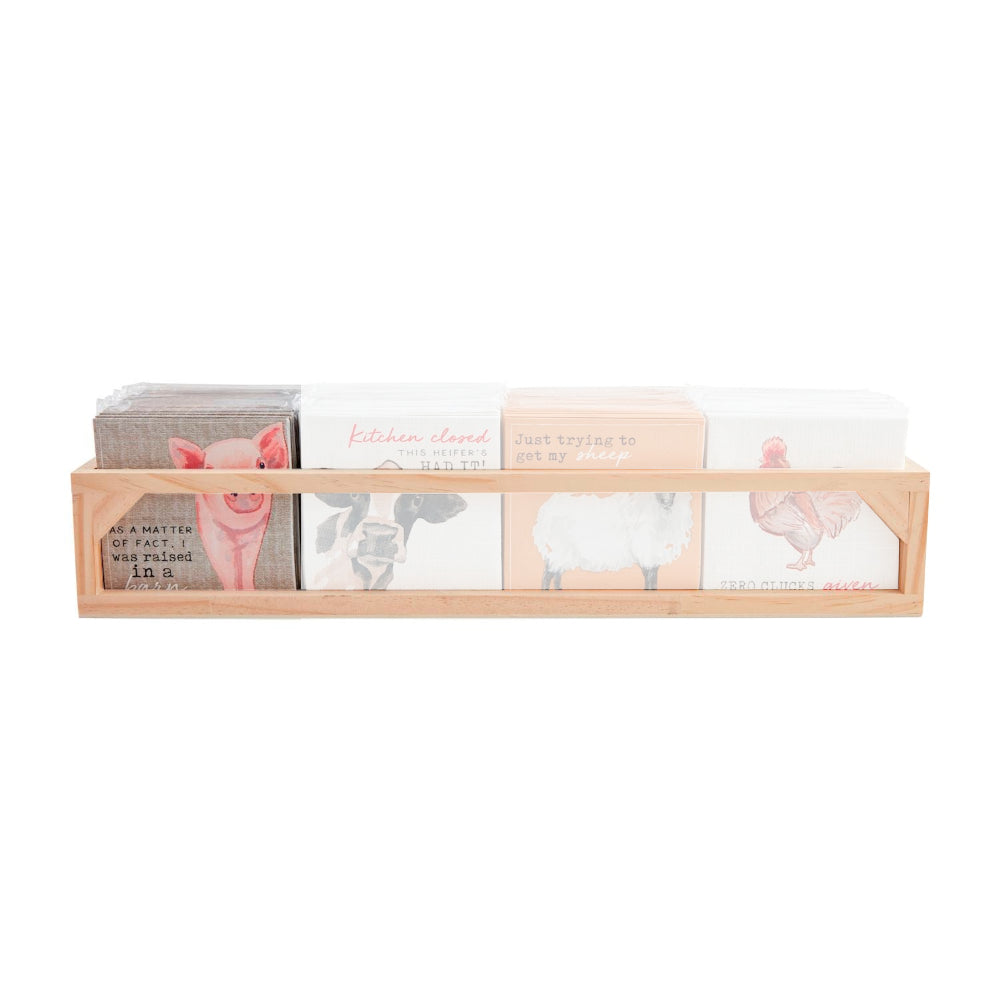 Mud Pie Farm Cocktail Napkins