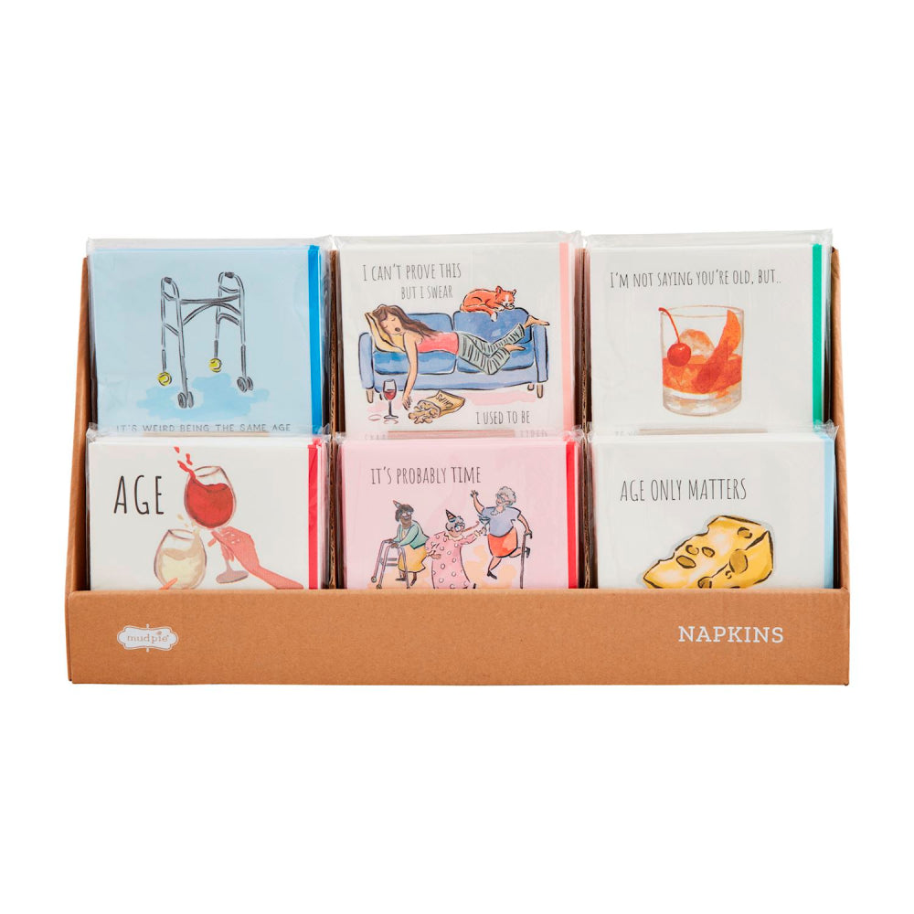 Mud Pie Birthday Cocktail Napkins