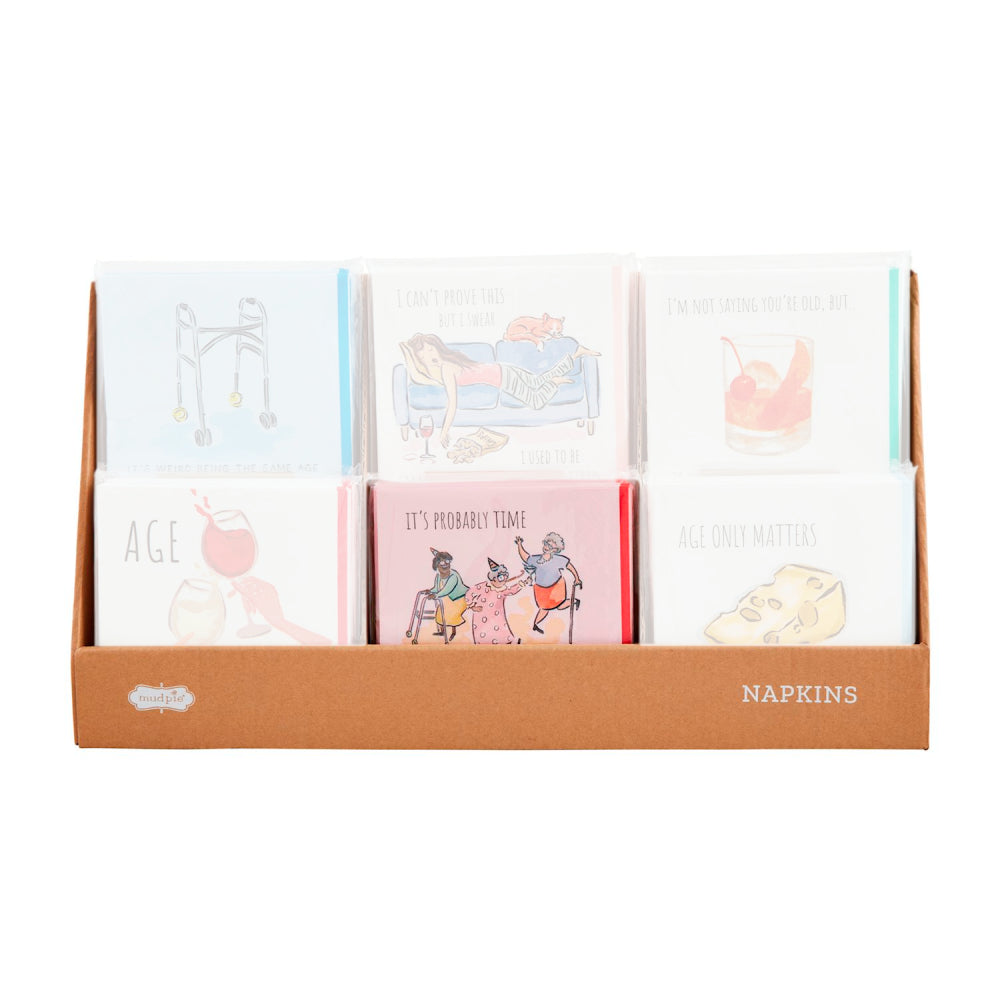 Mud Pie Birthday Cocktail Napkins