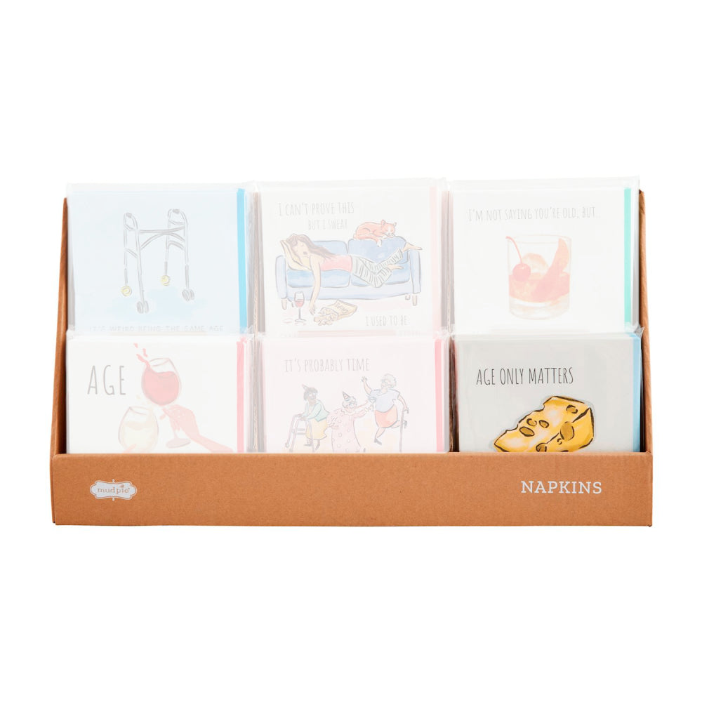 Mud Pie Birthday Cocktail Napkins