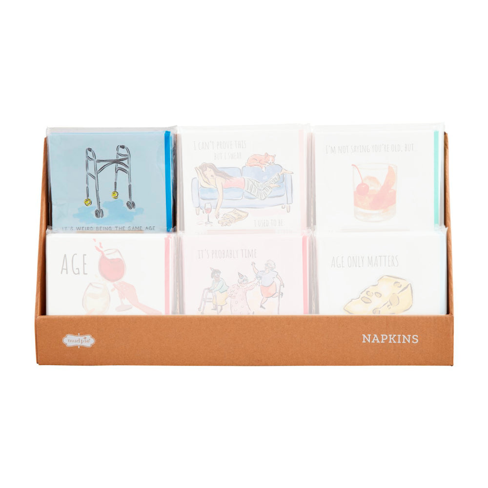 Mud Pie Birthday Cocktail Napkins