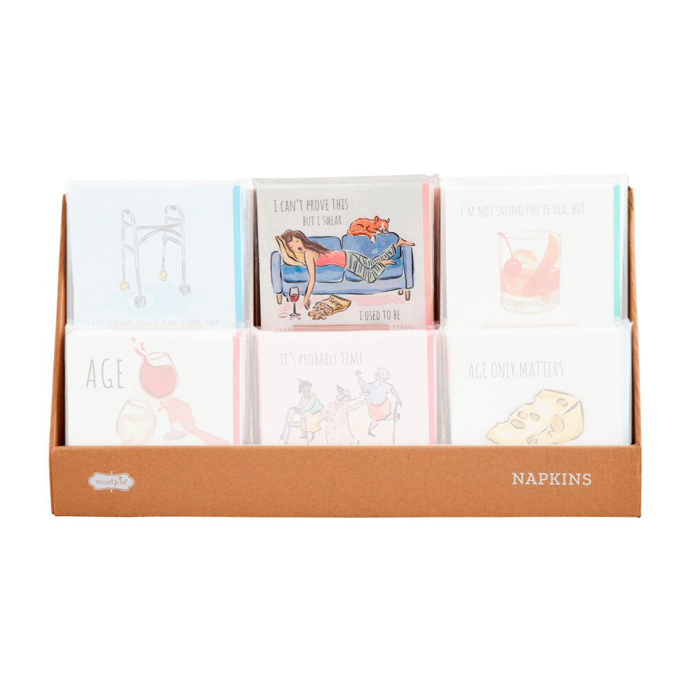 Mud Pie Birthday Cocktail Napkins