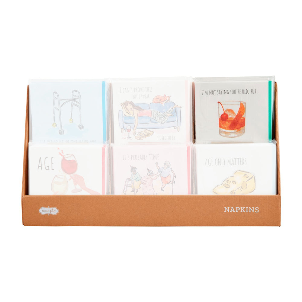 Mud Pie Birthday Cocktail Napkins